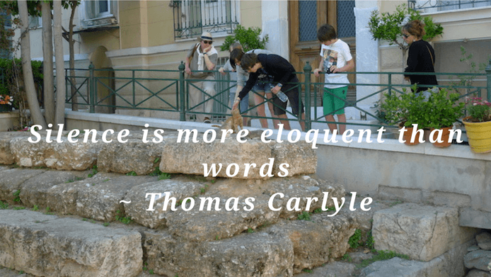 Silence is more eloquent than words.  Thomas Carlyle silence quote